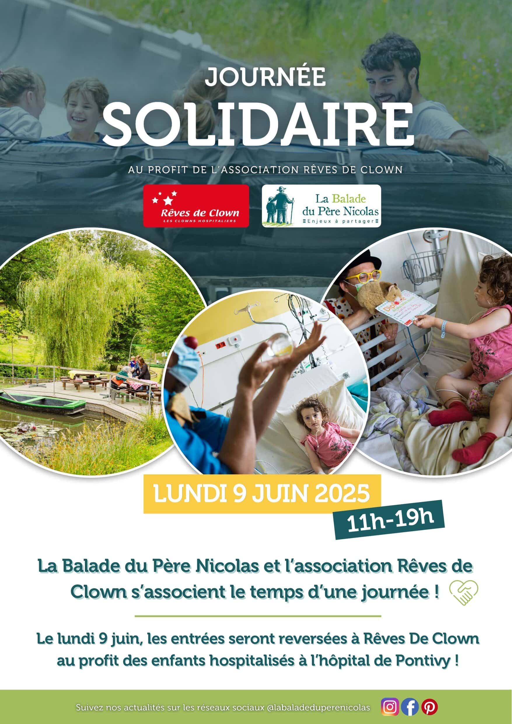 You are currently viewing Journée solidaire le lundi 9 juin à la Balade du Père Nicolas ! 🌿