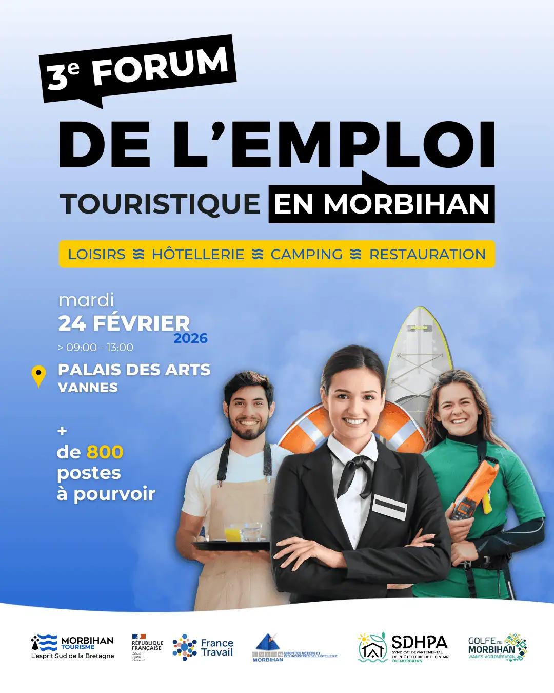 You are currently viewing 📍La Balade du Père Nicolas participe au 3e Forum de l’Emploi Touristique en Morbihan